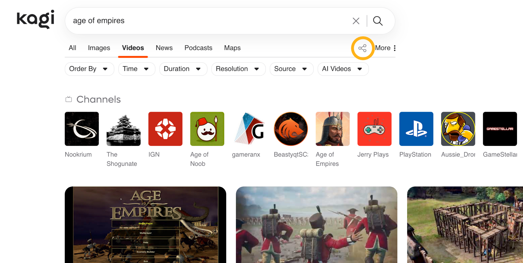 Video search improvements